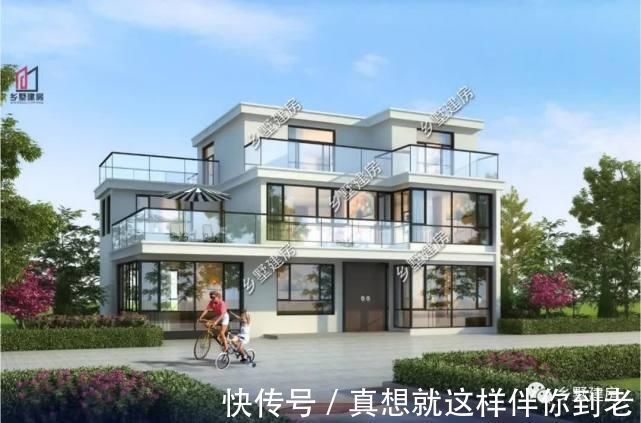建筑面积|简约的五款现代风别墅,有地都能建,进来看看吧