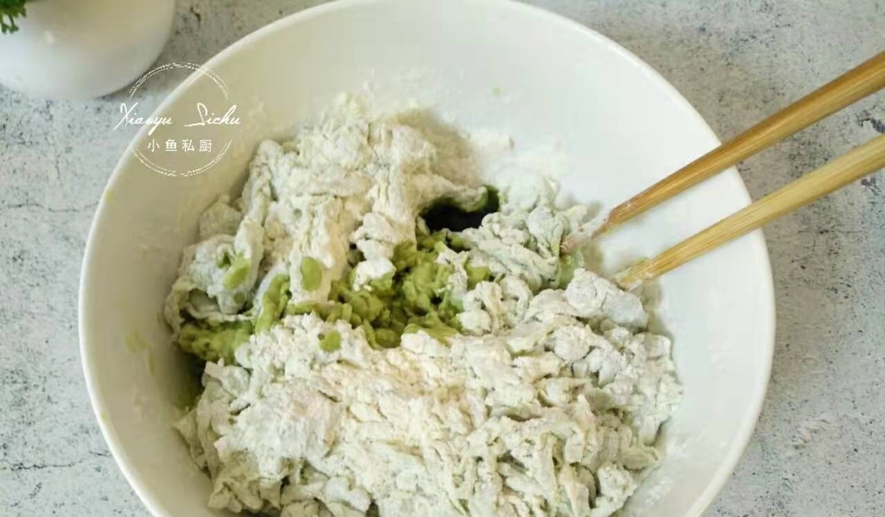 茼蒿汁|春饼的新做法，不用上锅蒸，薄软又筋道，卷肉卷菜可香了