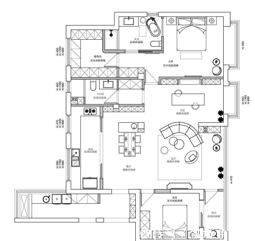 墨绿色|古朴的弧形拱门,墨绿色的半墙,打造出不一样的南洋复古风
