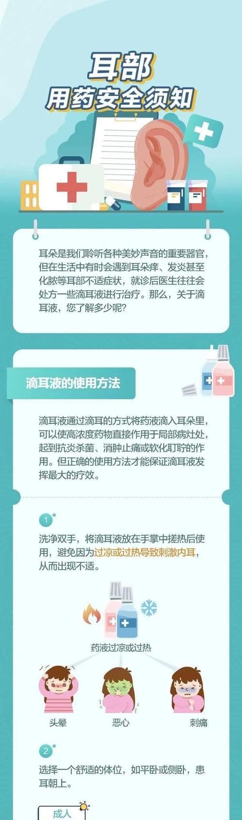 耳部用药安全须知|图解 | a899