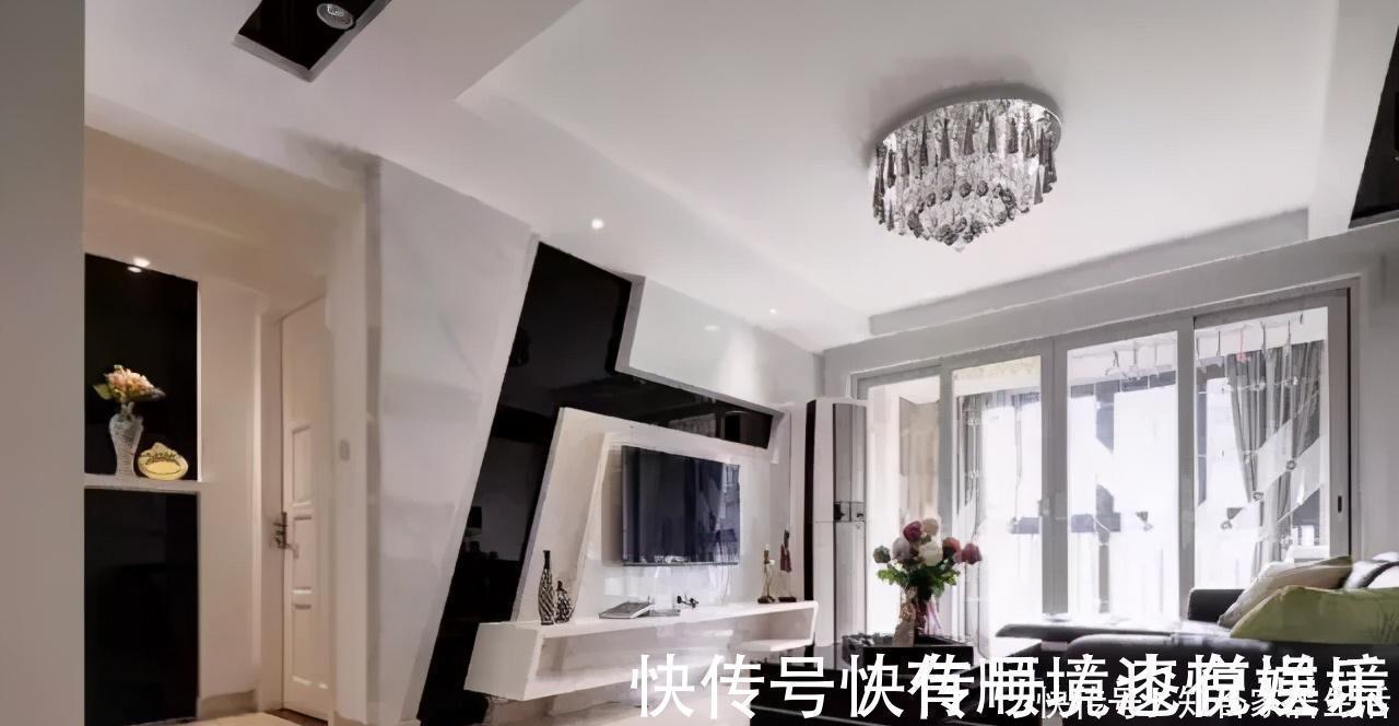 暗淡|120平新家终于装好了,黑白为主的现代风,打扫干净太上档次