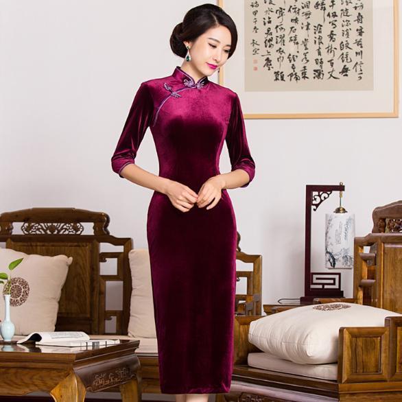 旗袍|中国风经典的旗袍，展现中国女性的柔美