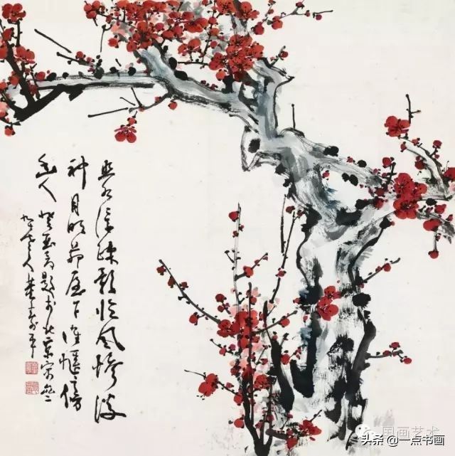 笔尖！怎样画好写意梅花？