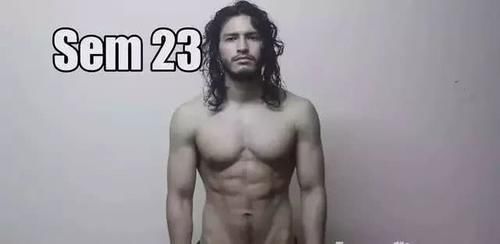 记录照|8个月，这个小伙用35张记录照告诉你，健身能带给身材多大改变