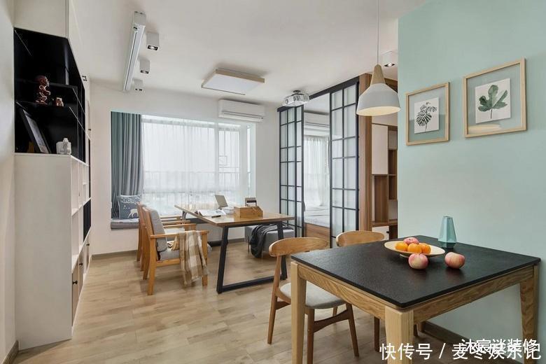 书房|她将客厅去掉，54㎡变四室，完工后，蜗居变豪宅，惊艳了整个小区