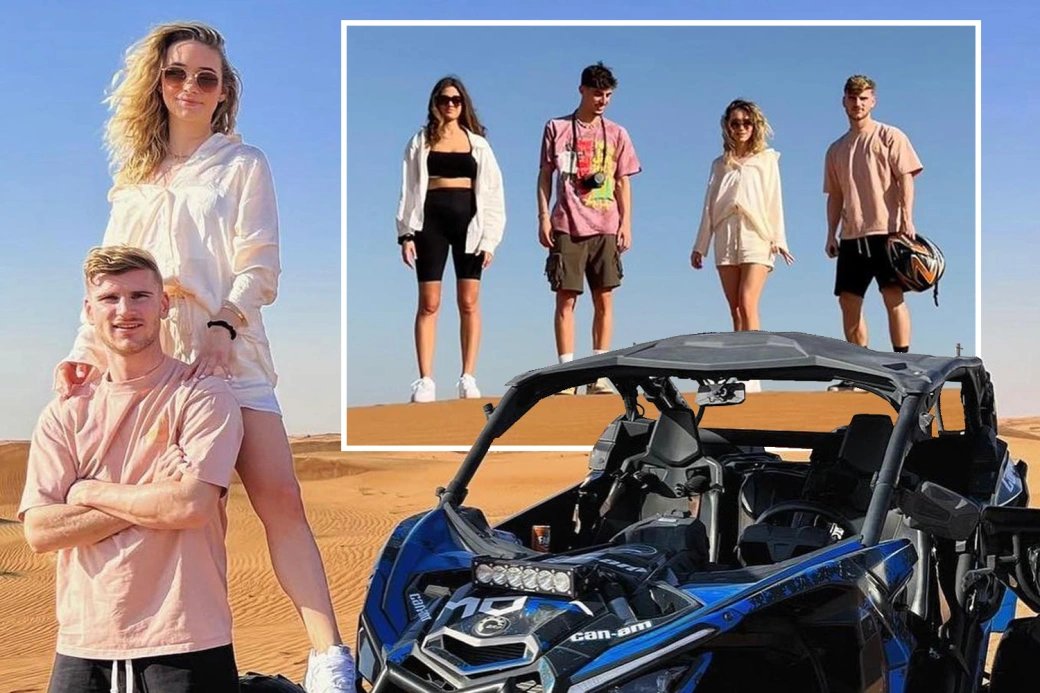 维尔纳|享受假期！维尔纳和哈弗茨带着女友一同去沙漠游玩度假