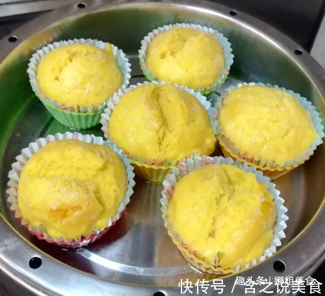 3个红薯，不用揉面，教你做好吃的松糕，松软香甜，比做馒头简单