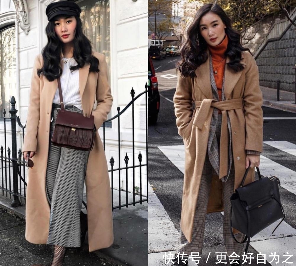  这位|冬天如何穿大衣？这位小个子博主教你如何做个气质的女人！