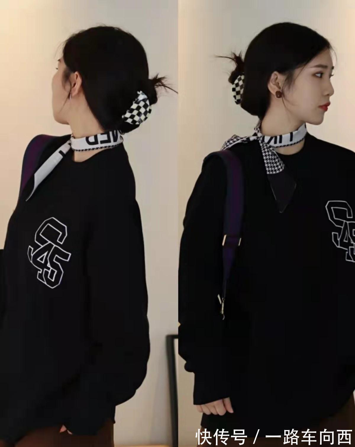 秋冬 优雅显贵的黑毛衣怎么穿?高级显气质的穿搭法,显瘦是最小的优点