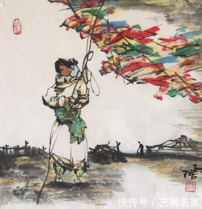  欣赏|【艺展中国】吴·斯日古楞绘画作品欣赏