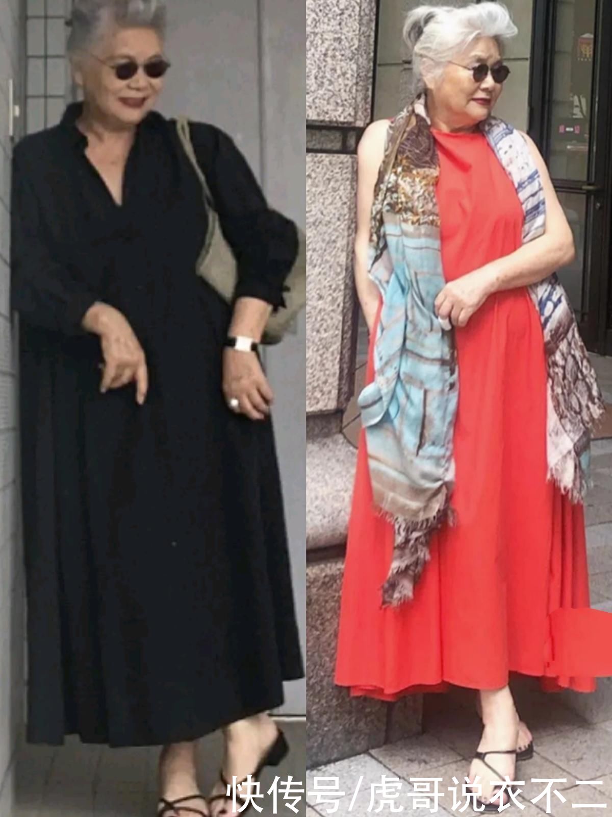 时髦感|时髦与身材无关，不信看日本83岁胖奶奶的圈粉搭配，抢眼又显气质