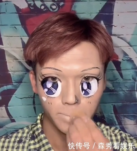 成品|美妆大神仿水冰月,本以为是瞎画,看到成品这声师傅我喊了!