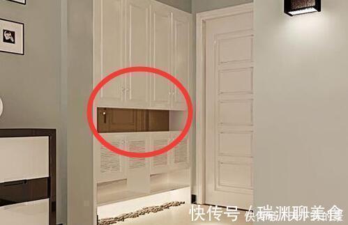鞋柜|玄关鞋柜中间为什么空一截?玄就玄在这,用过的人都觉得很实用