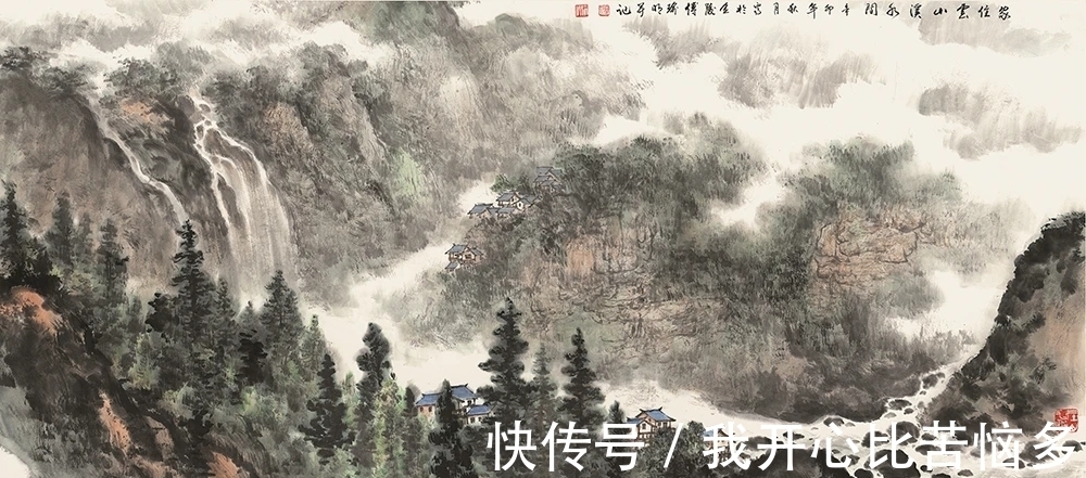 傅瑜明|传统山水的意境之美|傅瑜明山水画