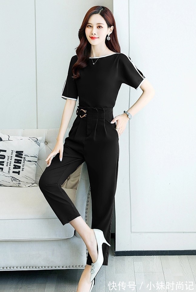 凸显|洋气的小脚裤,凸显大长腿,时尚女神范