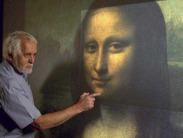 真相#为啥《蒙娜丽莎》没有眉毛?放大50倍后,终于知道了真相