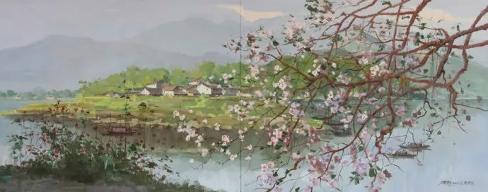 笔触|国画意境,油画笔触——石建都 笔下清新唯美的诗意油画