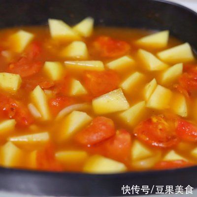 韩式|超简单10分钟下饭菜！韩式土豆烧番茄便当