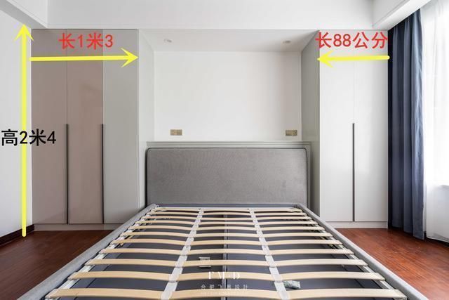 床头柜|衣柜不靠边装了,装床头一左一右,15㎡的卧室储物空间妥妥够了