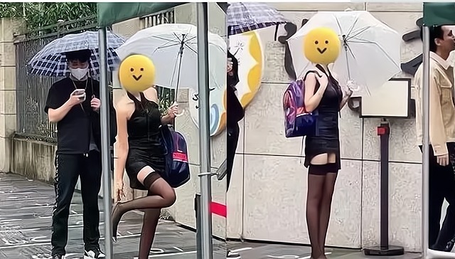 黑丝 “姑姑”穿黑丝接娃,遭身边的家长怒怼:这样是不是太过火了