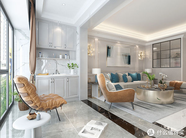 主卧室|发现一户很好看的混搭风,真的很有品味,入户就很惊艳,时尚精致