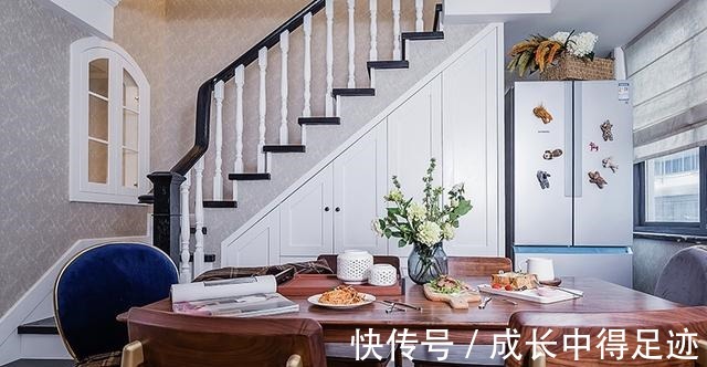 复古风|133㎡北欧复古风新家,胡桃木和金属搭配出不一样的时尚感空间!