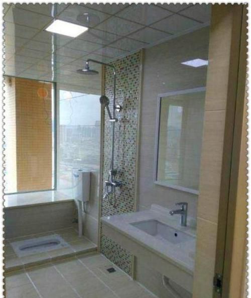 门厅|老公非要全屋贴瓷砖，卫生间不装马桶，完工后很大气，非常喜欢