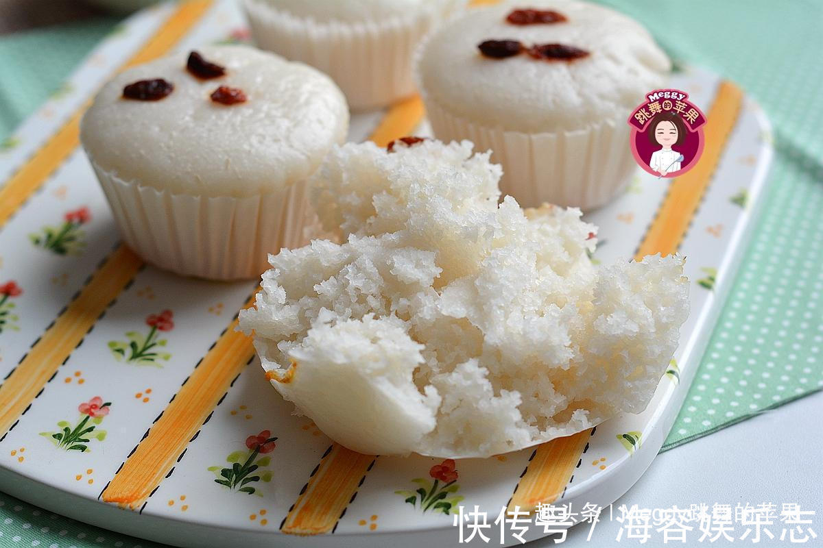 用料|松软香甜的米发糕,米香浓郁不粘牙,做法简单用料少,地道好吃