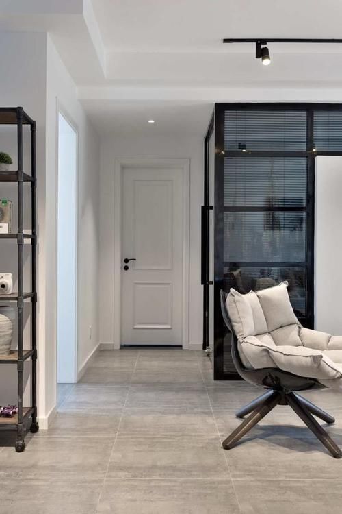 清玻|109平现代北欧风三居室,清玻+镜面的灵活运用,打造前卫时尚家