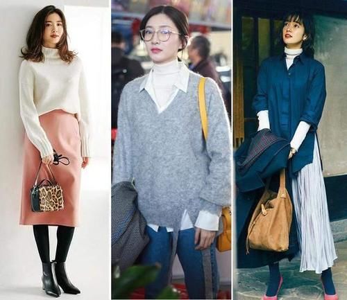 基础款毛衣，不管什么时候穿都不过时，遮肉显瘦真的不要太明显