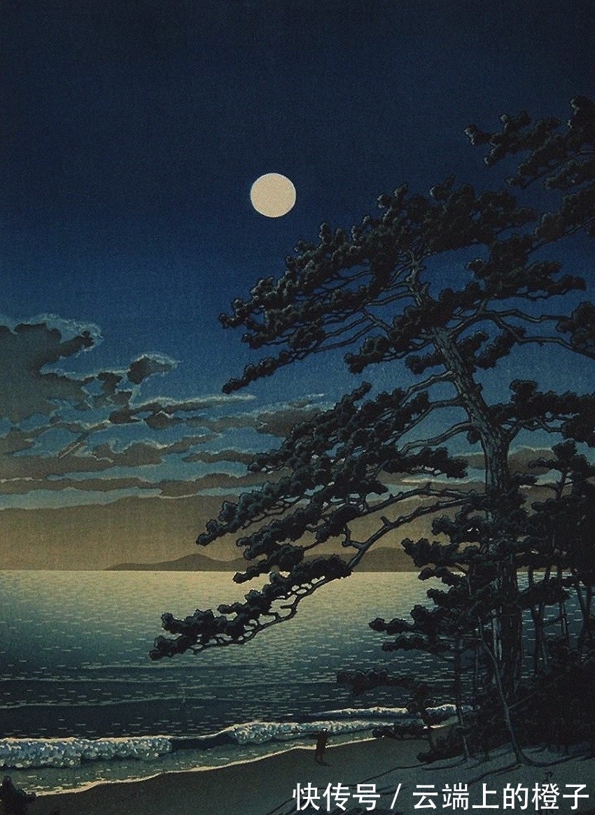 版画$被日本称为旅情诗人的版画家,画风可真唯美,风花雪月好似皆有灵