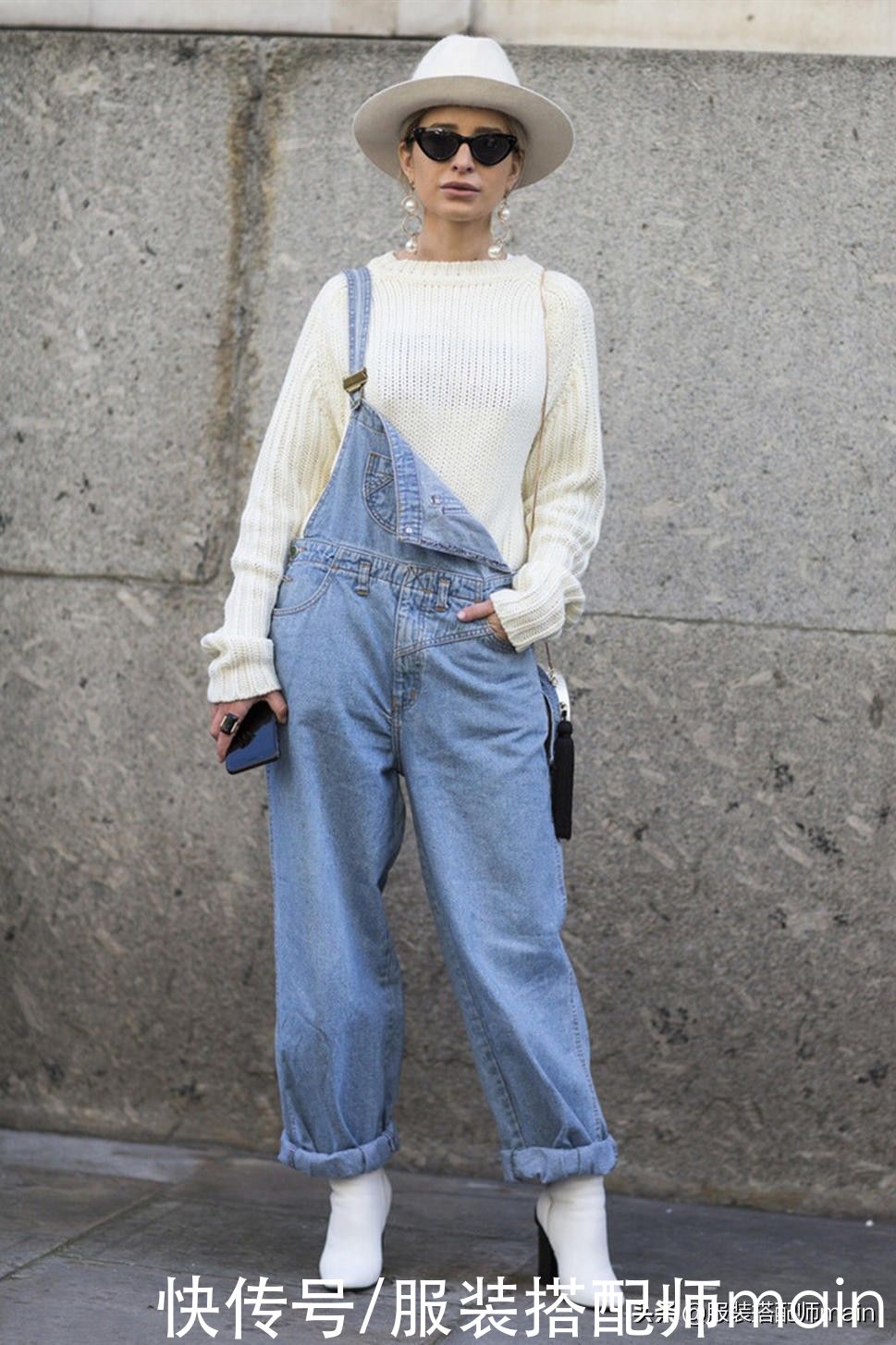 哪有什么完美身材，背带裤会搭比选对更重要