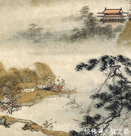 用色$临摹不是偷懒,而是表达敬意,胡也佛绘《春游图》