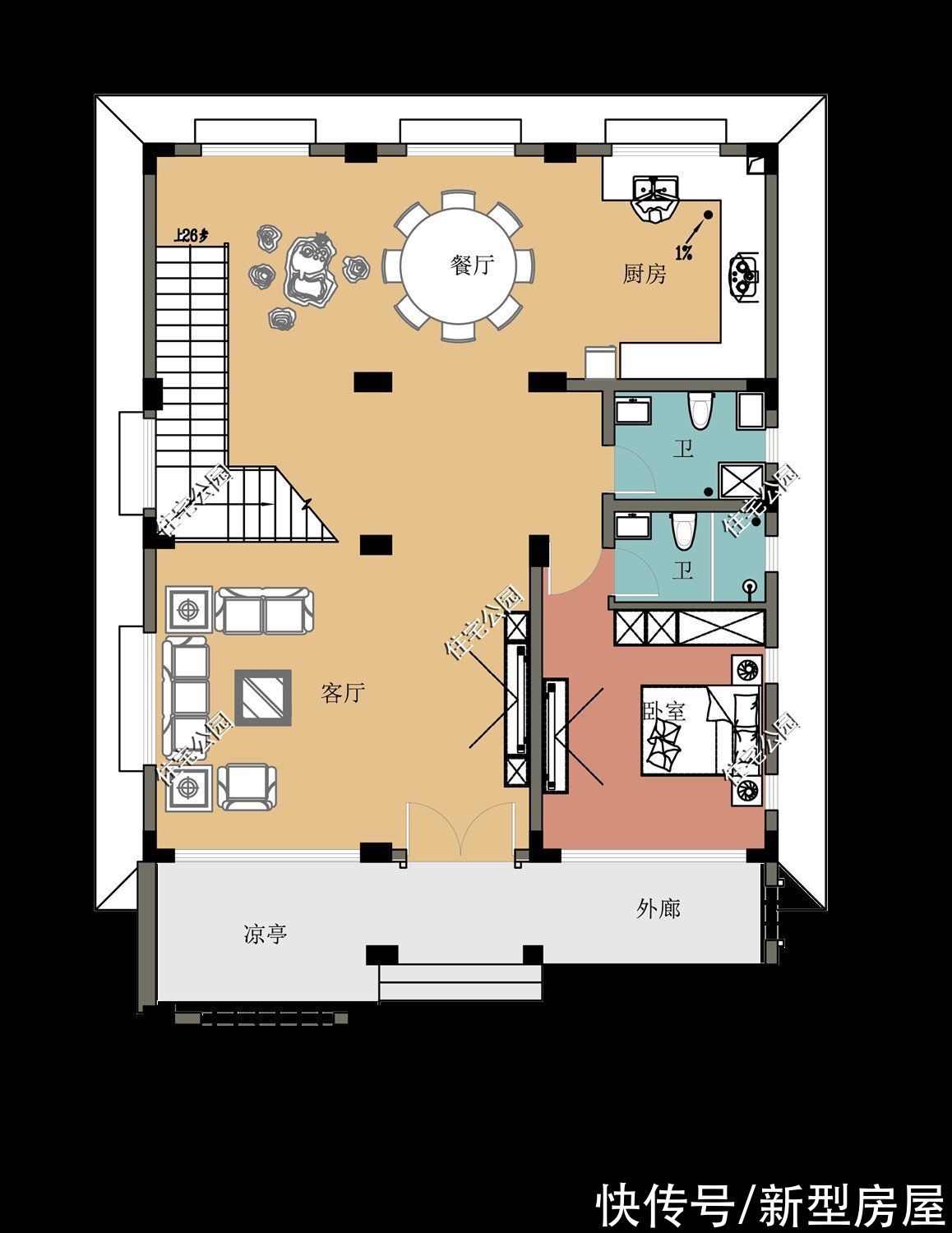 户型|阁楼是鸡肋?这样建阁楼实用又美观,让您白赚一间房