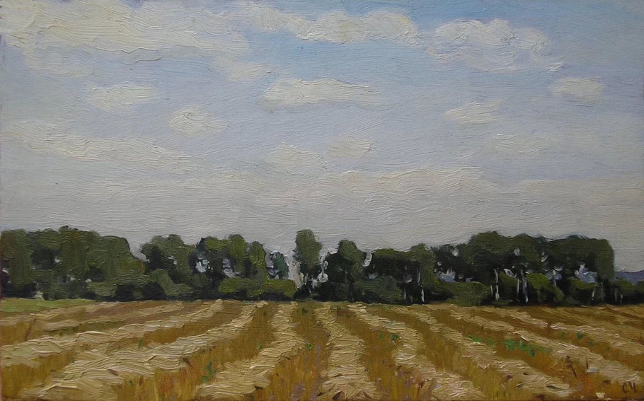 美术学院&俄罗斯艺术家谢尔盖恰布里金风景油画作品