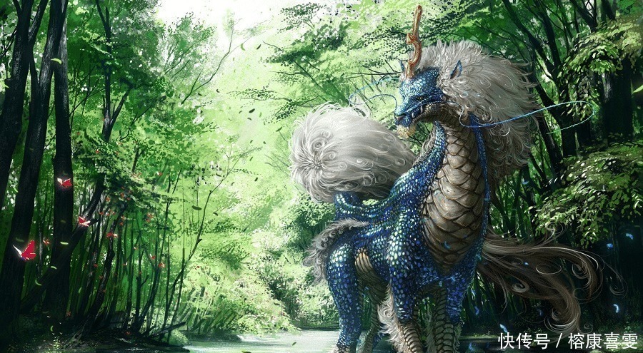 麒麟|中国神话中辈分最高的四大神兽,麒麟、凤凰都是孙子辈