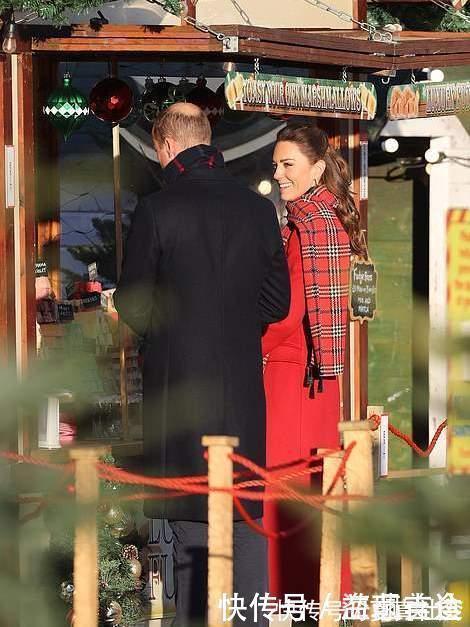 大衣 凯特总算让人眼前一亮!穿中国红大衣示范圣诞穿搭,换了发型超美
