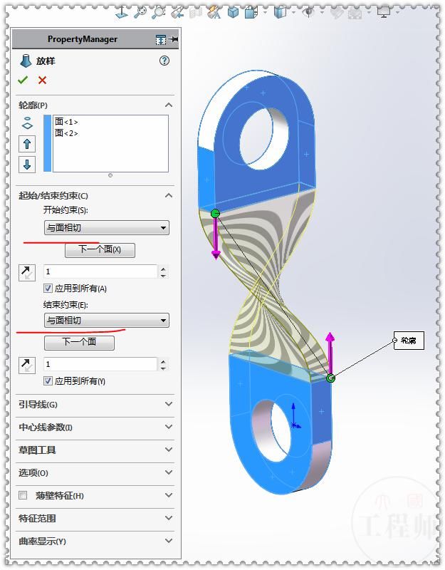  SolidWorks|在SolidWorks里用两种方法画这个扭转法兰