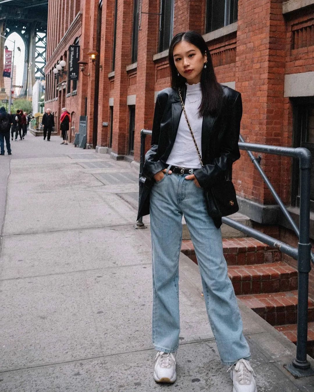 紧身裤|10个早秋穿搭公式！初秋照着这么穿，好看又时髦