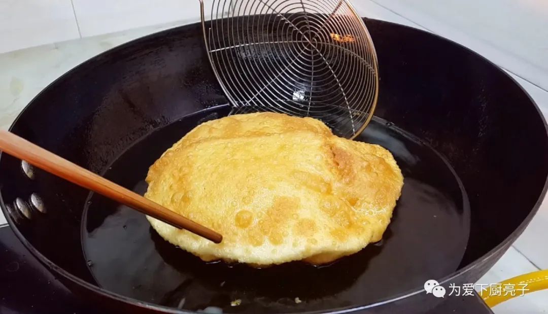 以后面粉就这么做，不烫面不烙饼，个个空心鼓大泡，看着都流口水