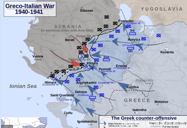 浩浩荡荡|意大利的搞笑进攻,大军浩浩荡荡进入希腊,却被希腊打的狼狈而逃