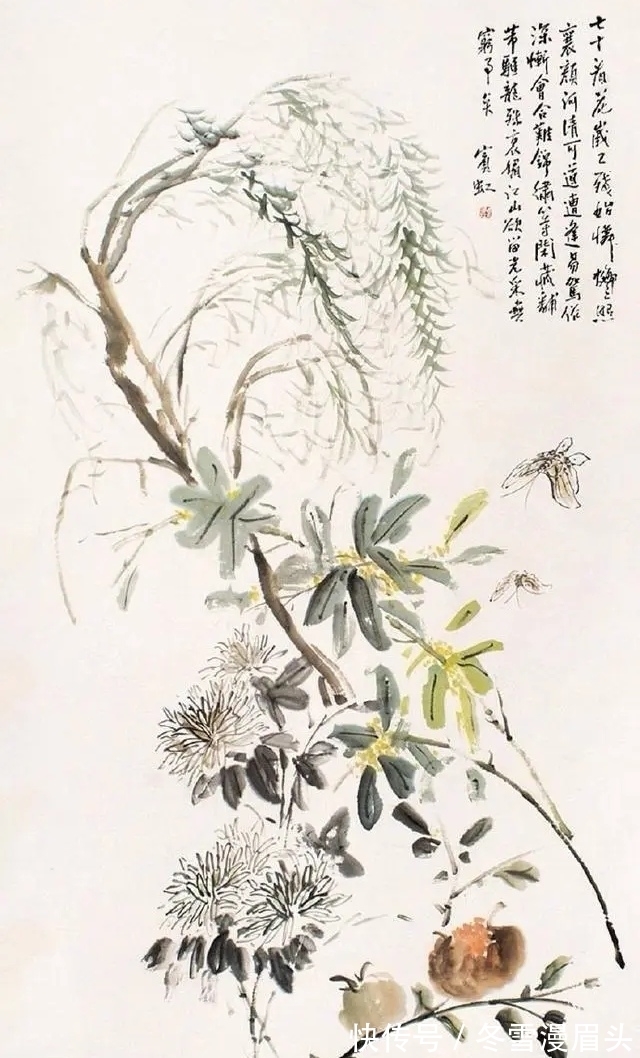 花鸟画|被遗忘的杰作——黄宾虹的花鸟画