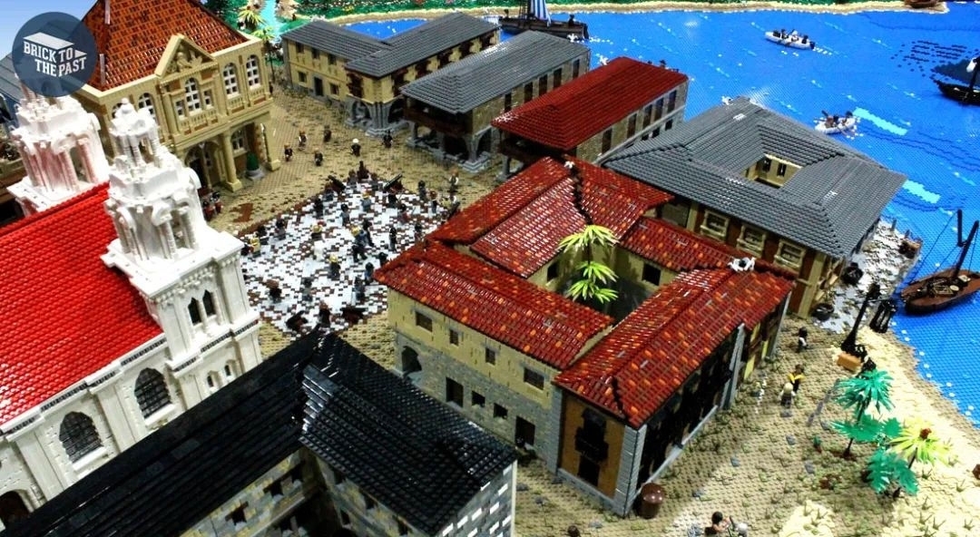 用乐高还原《海贼王》七武海原型“海盗之王”亨利·摩根的故事