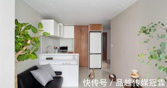 小户型|晒她79平小户型,全屋“水泥”地,不装踢脚线,接地气又百搭!