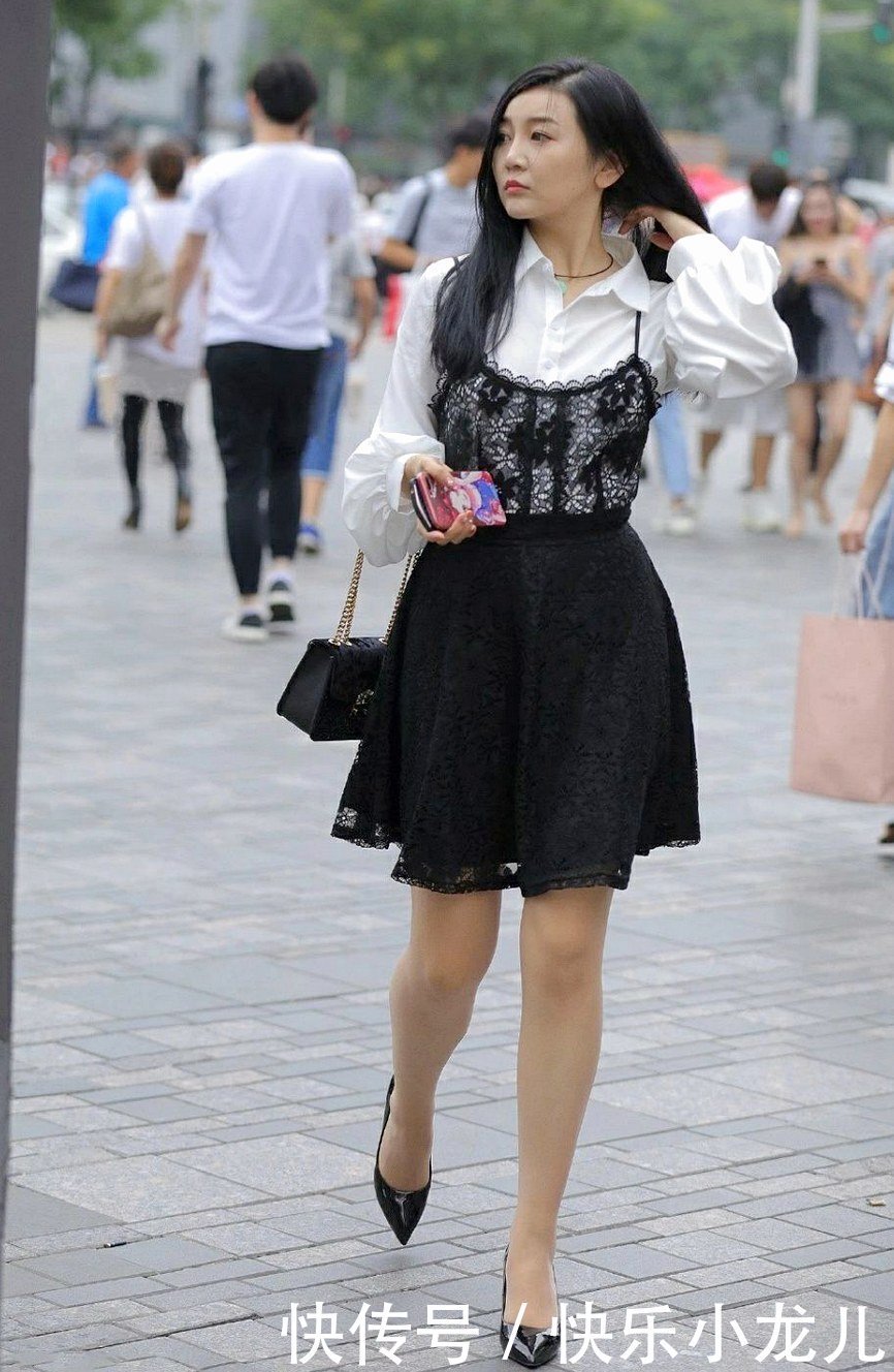 可爱|这裙子是真的可爱,清新养眼