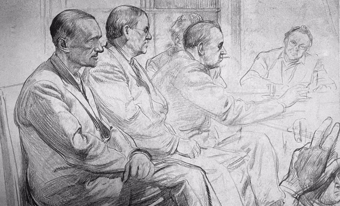 康斯坦丁$苏里科夫美术学院教授尼康. 索罗明速写作品