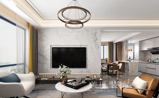 四居室|让人一见钟情的现代简约风,低调奢华有内涵,鉴赏130平四居室!