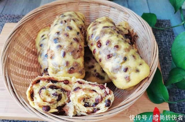 网红店蜜豆卷超火，其实在家也能做，我加入了南瓜泥更好吃