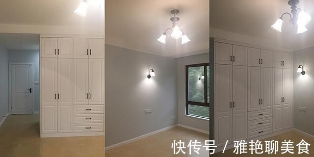 吊灯|140平新房花了13万,硬装基本完工家具还没上,最满意全屋柜子