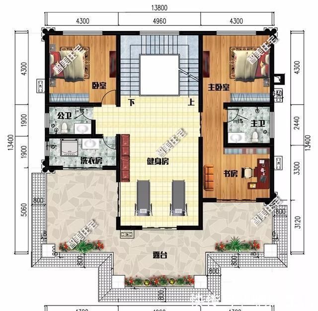 客厅|带挑空客厅设计的两栋农村别墅，45万左右可建一栋，完工效果好